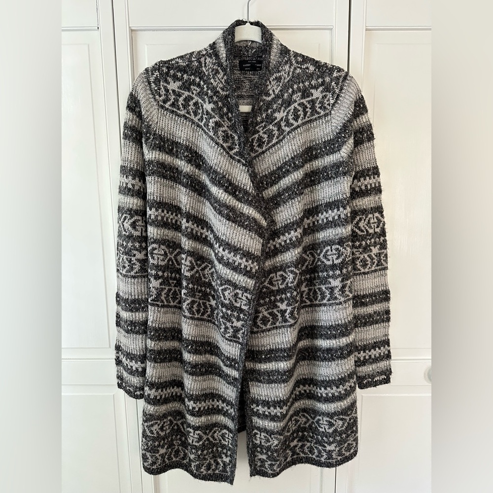 Lucky Brand Sweater Coat - Picture 1 of 5